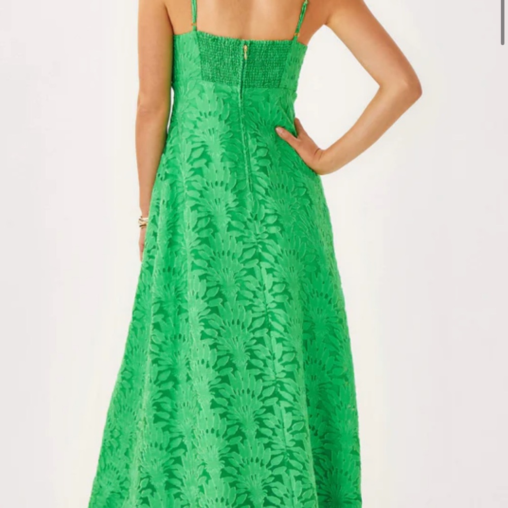 Lilly Pulitzer Fauna Green Dress - Picture 2 of 7
